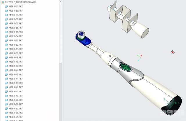 电动牙刷原理与构造：《电动牙刷模型与内部结构设计》