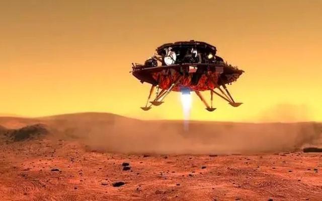天问一号着陆器成功降落火星，祝融号火星车成功实现软着陆