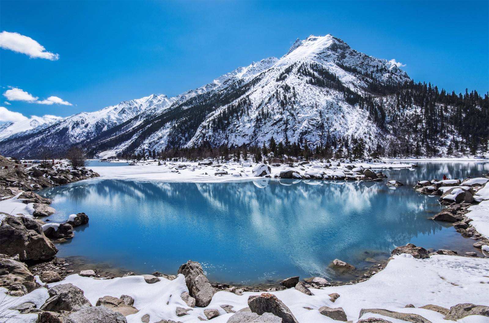 藏东第一大湖：然乌湖